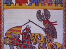 Darstellung in der manessischen Liederhalle